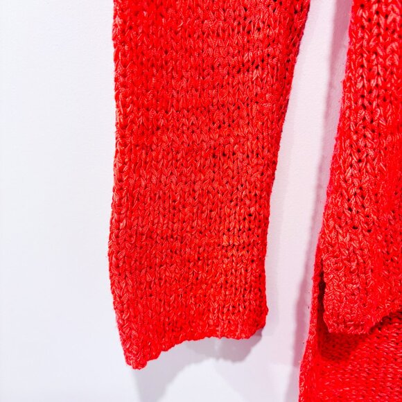 EXGIRLFRIEND Coral open-knit sweater | Lightweight long sleeve pullover | Small* - Picture 5 of 8